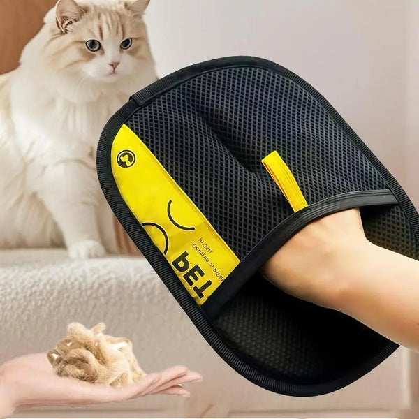 Pet Hair Magic Grooming Gloves