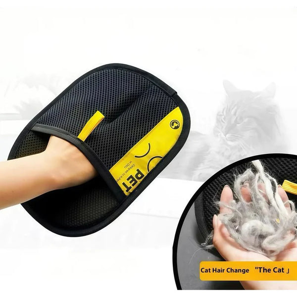 Pet Hair Magic Grooming Gloves